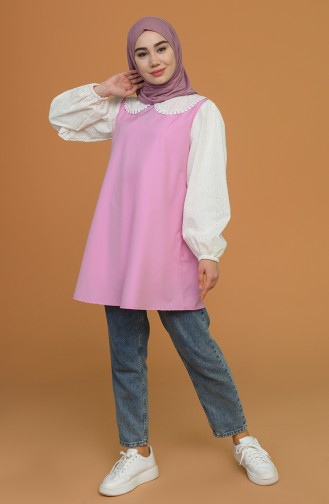 Pink Overhemdblouse 5550-02