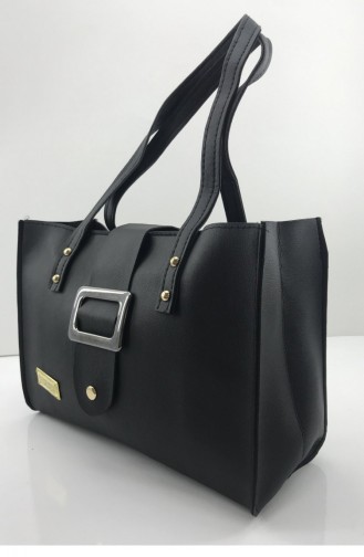 Black Shoulder Bags 001158.SIYAH
