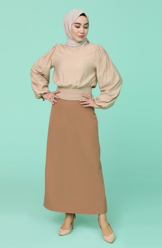 Milk Coffee Skirt 2223-10