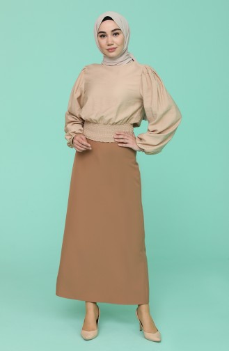 Milk Coffee Skirt 2223-10