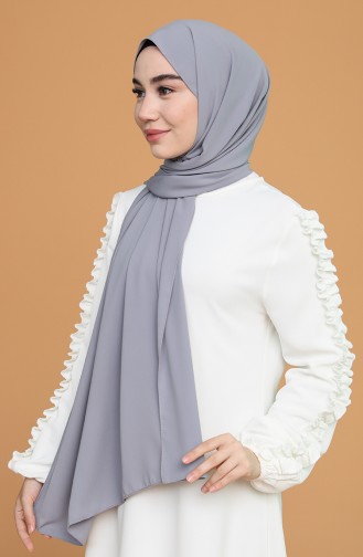 Light Gray Shawl 1021-16