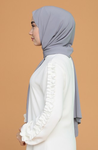 Light Gray Shawl 1021-16