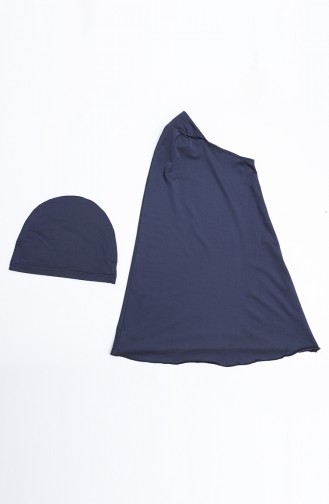 Navy Blue Swimsuit Hijab 21408-02