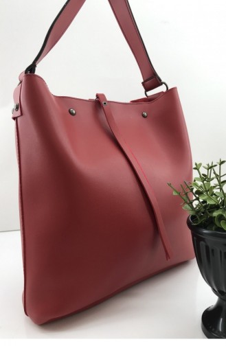 Red Shoulder Bags 001178.KIRMIZI