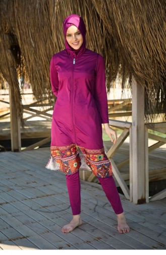 Damson Swimsuit Hijab 105