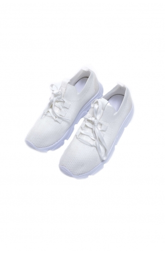 Life Comfort Günlük Kadın Triko Spor Ayakkabı P00000962-14 Beyaz