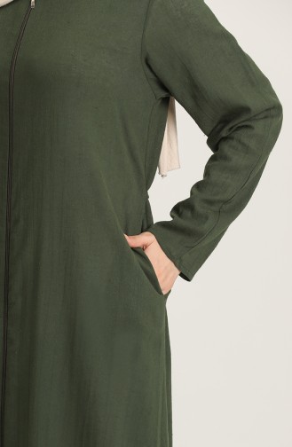 Dunkelgrün Abayas 8484-02