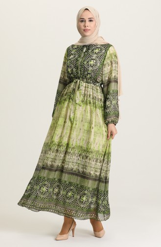 Grün Hijab Kleider 21Y3144400-01