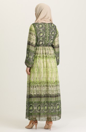Grün Hijab Kleider 21Y3144400-01