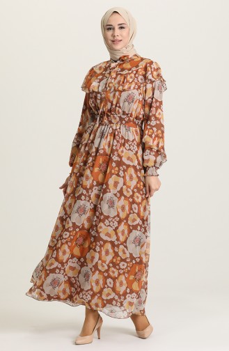 Camel Hijab Dress 21Y3139201-01