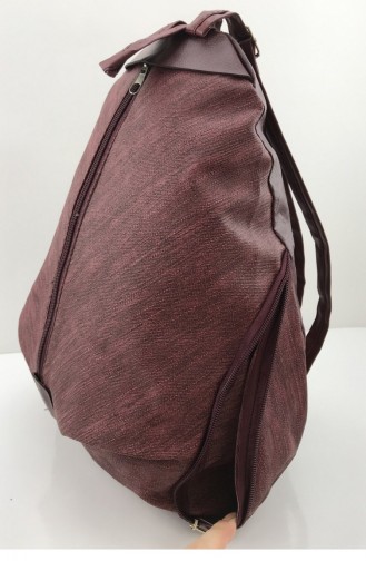 Claret Red Backpack 001159.BORDO