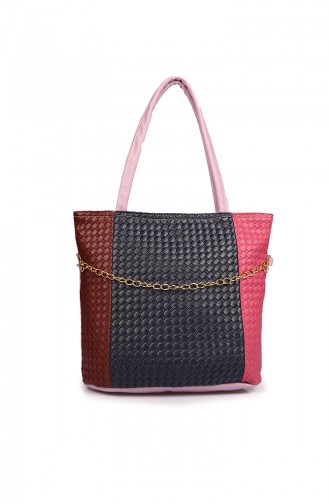 Lila Schultertasche 14Z-07