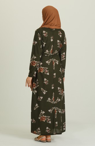 Robe Hijab Khaki 4575D-04