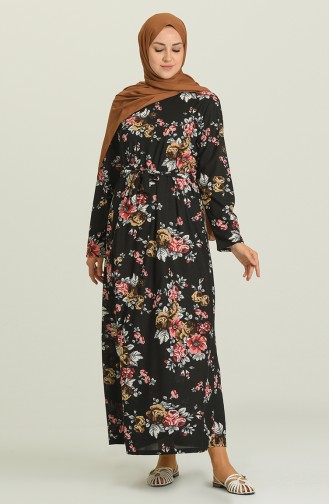 Black Hijab Dress 4575E-04