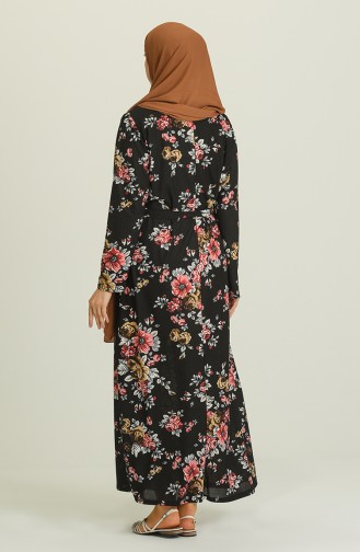 Robe Hijab Noir 4575E-04