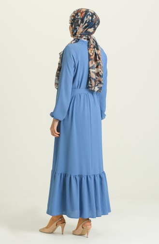 Indigo Hijab Kleider 1009-01