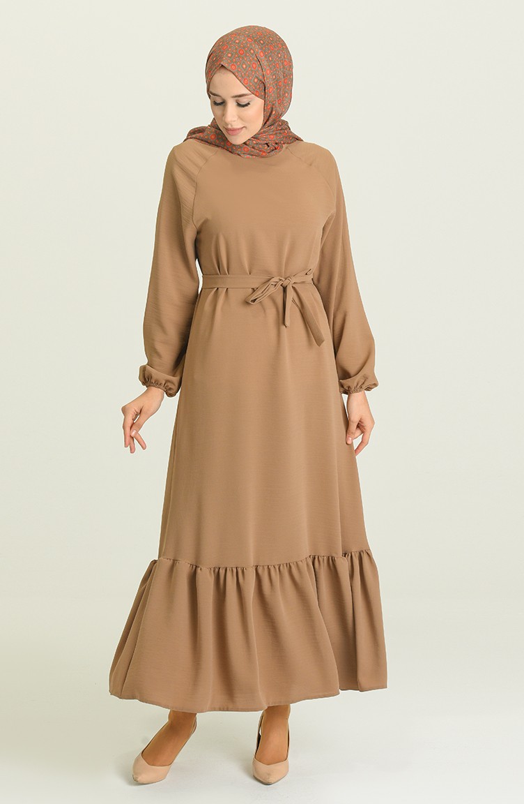 Mink Hijab Dress 1009-05
