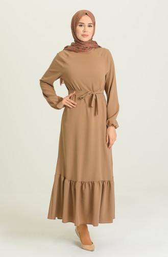 Mink Hijab Dress 1009-05