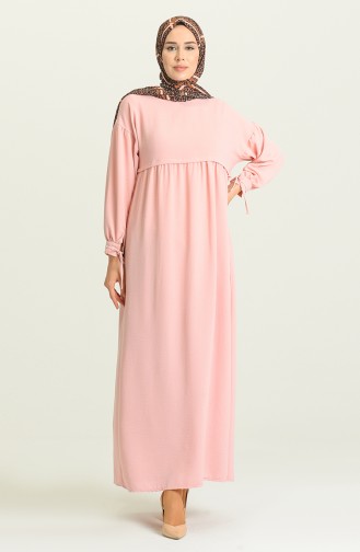 Pink Hijab Dress 21Y8410-01