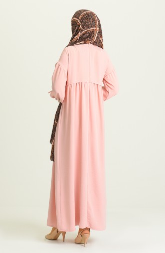 Rosa Hijab Kleider 21Y8410-01
