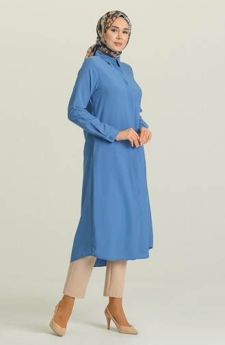 Light Navy Blue Tuniek 6435-18