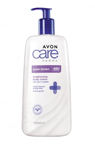 Avon Care Derma Even Tone + Brightening Vücut Losyonu 750 Ml. KREM2294-01 Beyaz