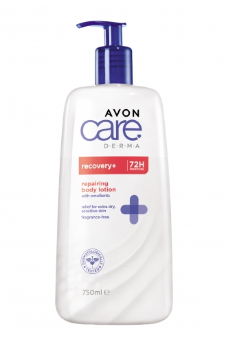 Avon Care Derma Recovery + Repairing Vücut Losyonu 750 Ml. KREM2293-01 Beyaz