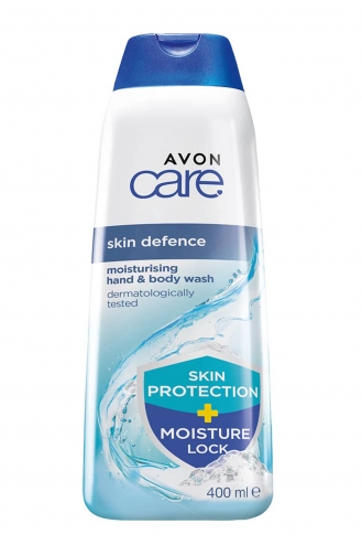 Avon Care Skin Defence Besleyici El Ve Vücut Şampuanı 400 Ml. SAMPUAN0667-01 Beyaz