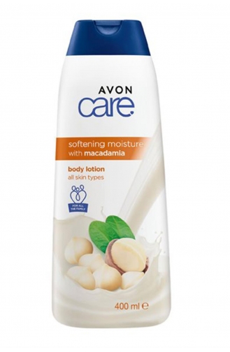 Avon Care Softening Moisture Macadamiya Özlü Vücut Losyonu 400 Ml. KREM2290-01 Beyaz