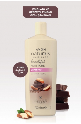 Avon Naturals Çikolata Ve Brezilya Fındığı Kokulu Şampuan 700 Ml. SAMPUAN1038-01 Beyaz