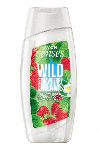 Avon Senses Wild Strawberry Dreams Duş Jeli 250 Ml. SAMPUAN0583-01 Beyaz