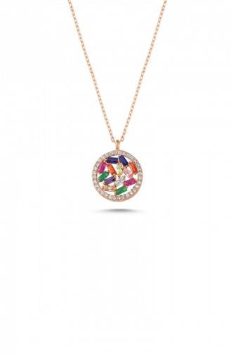 Rose Tan Necklace 00244-4084 - Kopya