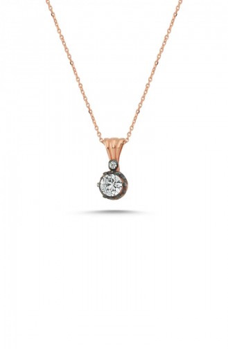 Rosa Haut Kette 00287