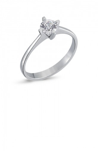 Swarovski Tek Taş Yüzük 0 50 Ct İnce Standart 24 Numara Yrg15234 4902