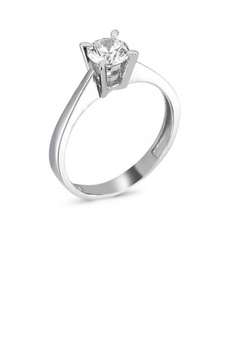 Swarovski Tek Taş Yüzük 0 50 Ct 4 Tırnak Standart 16 Numara Yrg16582 4989