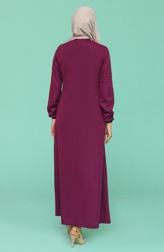 Plum Abaya 1013-03