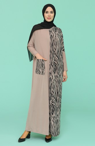 Robe Hijab Beige 1497-03