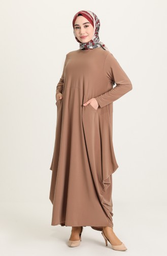 Mink Hijab Dress 1686-01