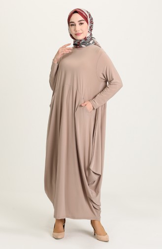 Robe Hijab Beige 1686-06