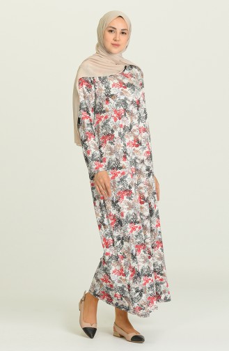 Robe Hijab Blanc 2339-01