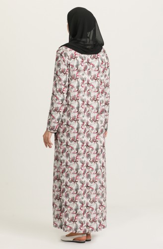 Fuchsia Hijab Dress 2341-02