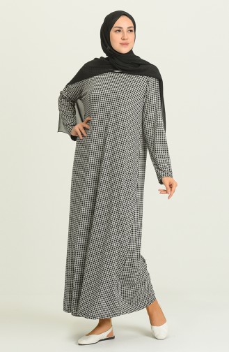 Gray Hijab Dress 2344-01