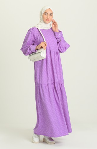 Robe Hijab Pourpre 21Y8399-04