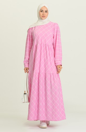 Pink Hijab Dress 21Y8399A-01