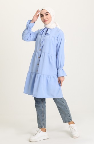 Babyblau Tunikas 0019-06