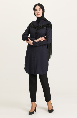 Navy Blue Tuniek 0090-02