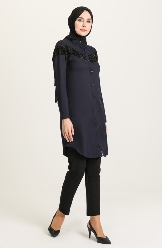 Navy Blue Tunics 0090-02