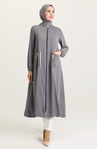 Gray Abaya 5376-04