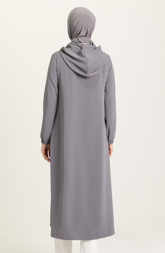 Gray Abaya 5376-04