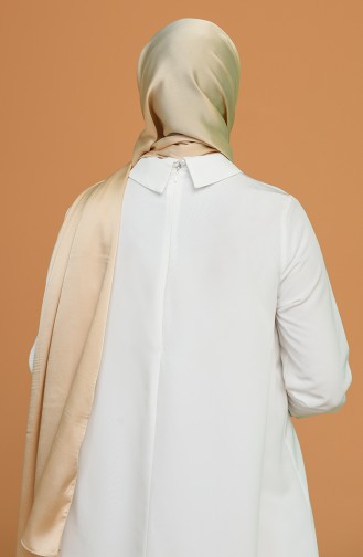 Charm Düz Saten Şal 15224-05 Bej